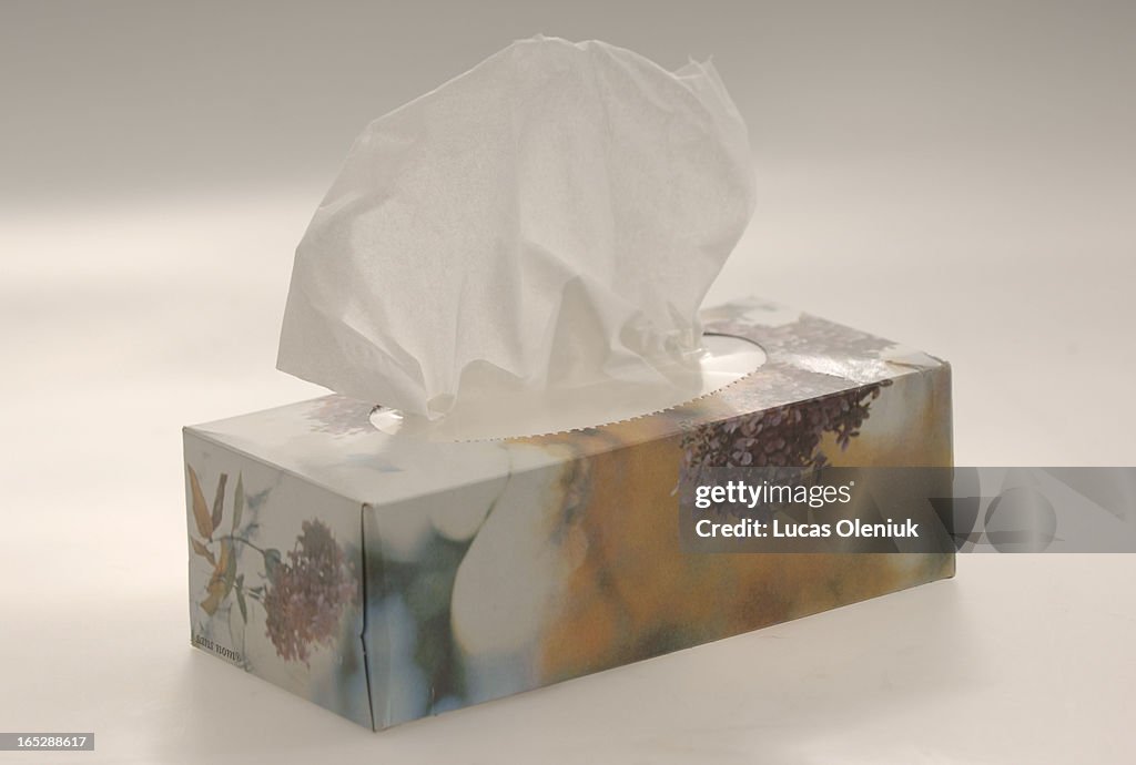 Box of kleenex for graphic|