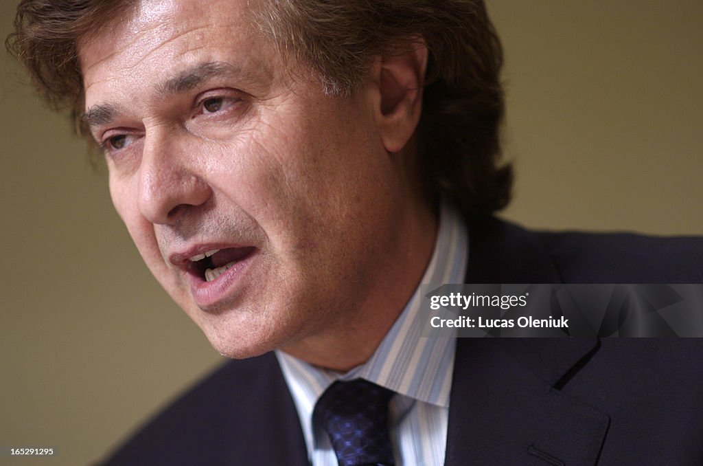 Silvio De Gasperis speaks to the Star in the law office of his lawyer