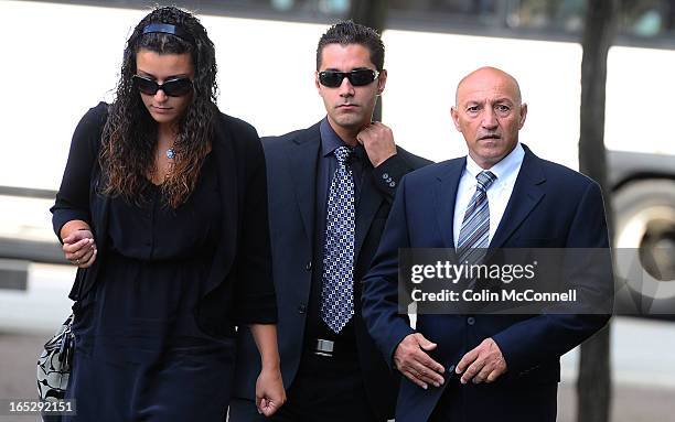 8th 2011.pics of john magno entering the court for sentencing for arranging the arson of his woodbine building supply store in which one arsonist...