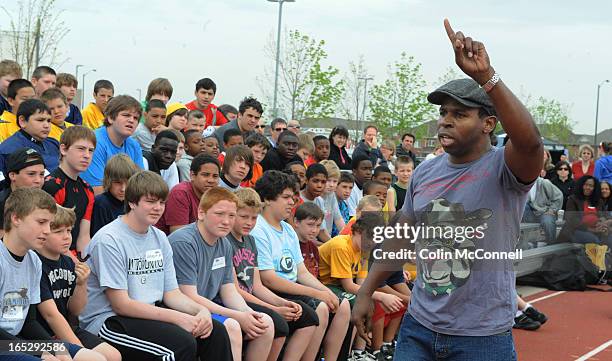 Pics of. Pinball talks to kids 6TH annual pro elite football camp for kids aged 9 to 15 yrs. Teaches the kids life and football skills,drills and...