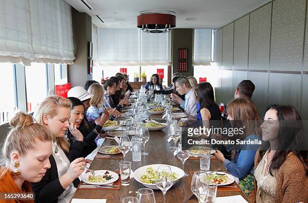 Guests attend the Rodial 10th Anniversary Luncheon on April 2, 2013 in West Hollywood, California.