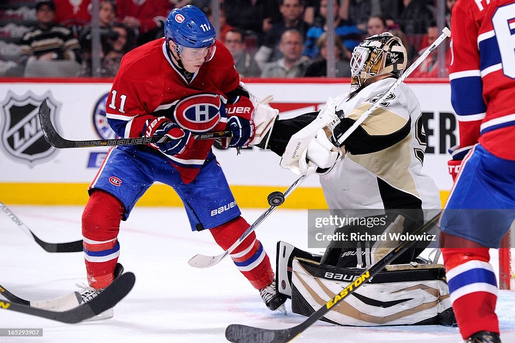 Pittsburgh Penguins v Montreal Canadiens