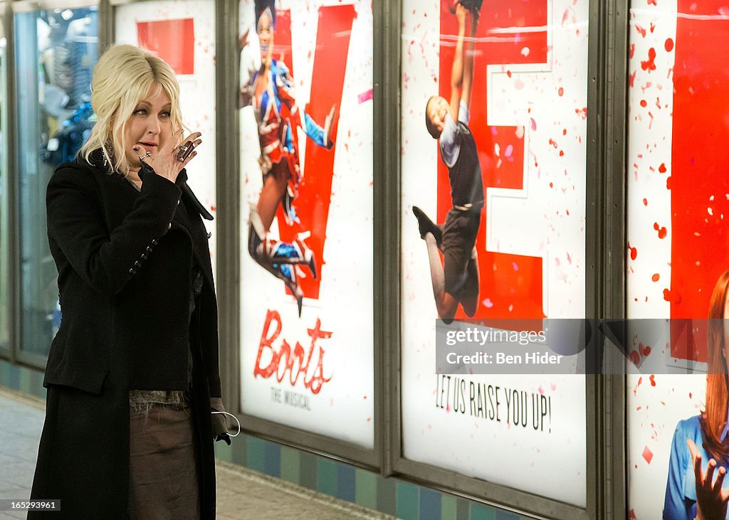 Broadway's "Kinky Boots" Everybody Say Yeah Ad Unveiling