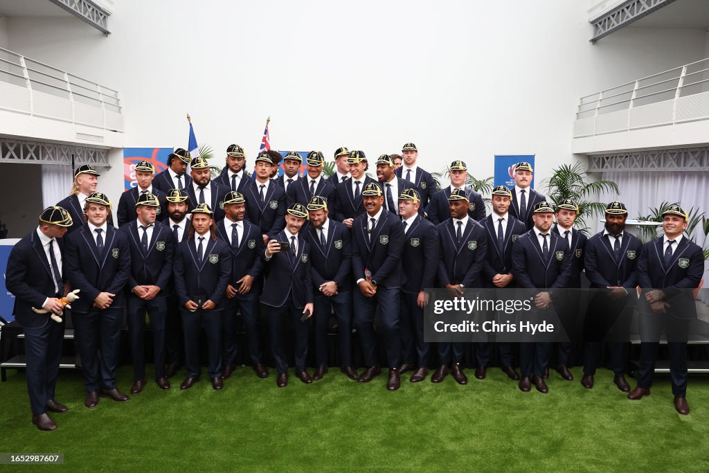 Australia Wallabies Official Rugby World Cup Welcome Ceremony