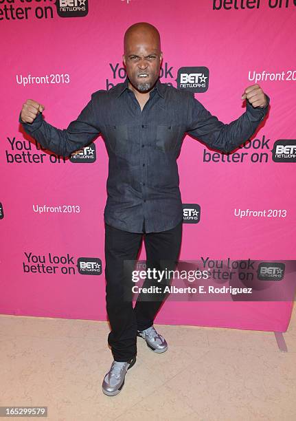 Comedian Chris Spencer attends the BET Networks' 2013 Los Angeles Upfront at Montage Beverly Hills on April 2, 2013 in Beverly Hills, California.