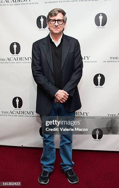 Production Designer Rick Carter attends The Academy Spotlights VFX Game-Changers: "Jurassic Park 3D" at AMPAS Samuel Goldwyn Theater on April 2, 2013...