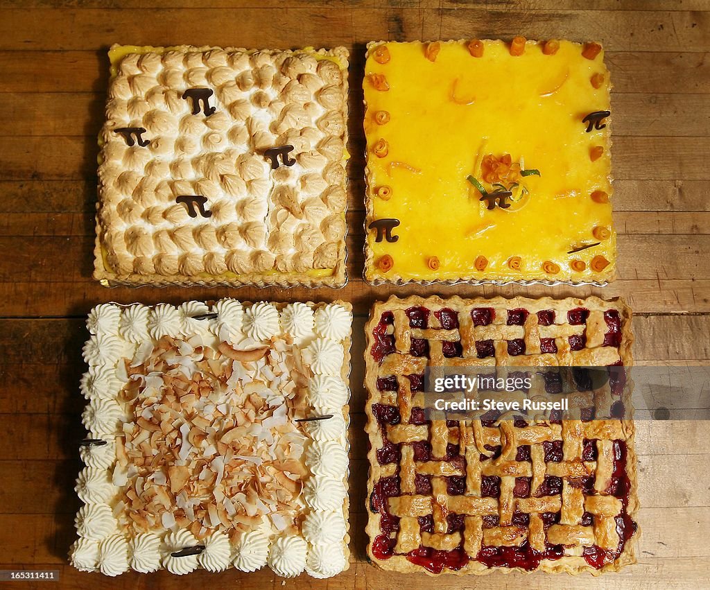To celebrate Pi day (the math constant and March 14 or 3-14), Wanda's Pie in the Sky, owned by Wanda