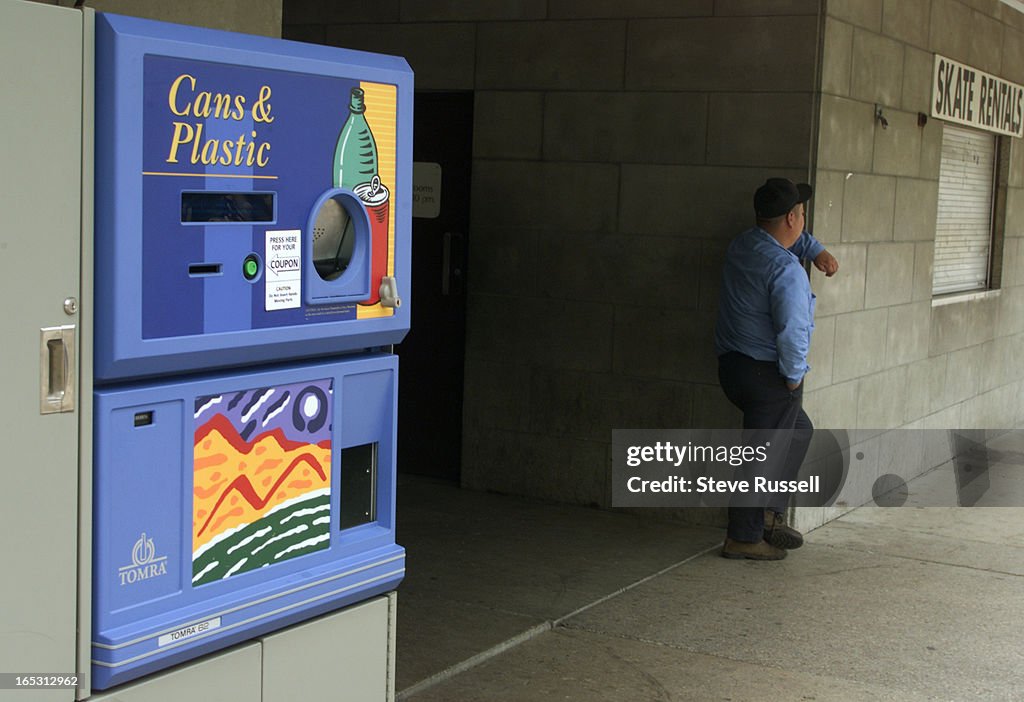 DIGITAL IMAGE----The city of Toronto has introduced reverse vending machines at Nathan Philips Squar