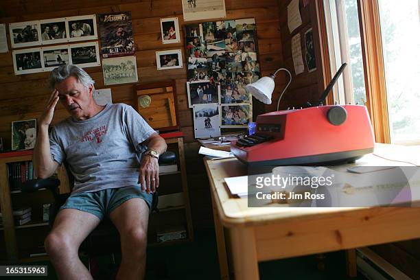 Author John Irving at his Perry Sound cottage, recently penned another book, "Unitil I find you".Jim Ross for The Toronto Star