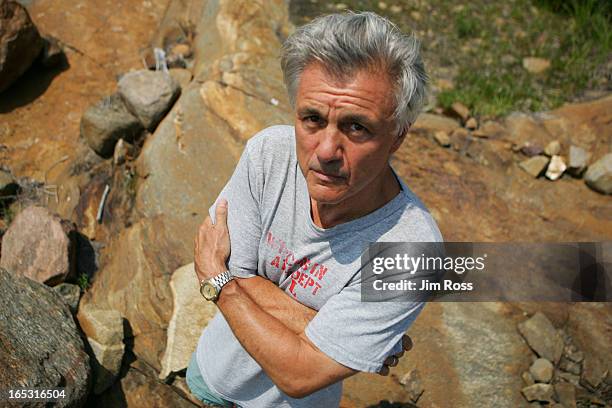 Author John Irving at his Perry Sound cottage, recently penned another book, "Unitil I find you".Jim Ross for The Toronto Star