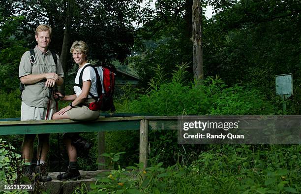 Husband and Wife Keith Harradence and Susan Ormiston of the CBC shown at High Park. The couple plans to hike up Mount Kilamanjaro to raise funds for...