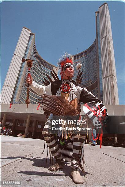 First NationCity Celebration was held today with native music,dances,art-craft exibition and many other activities.pix,1.Kolya Keeper,from Peguis...