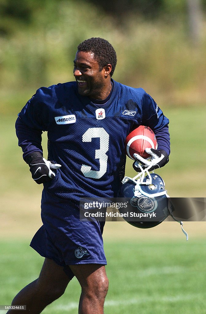 TORONTO, Ontario, Former NFL all pro receiver Andre Rison on Argos ...