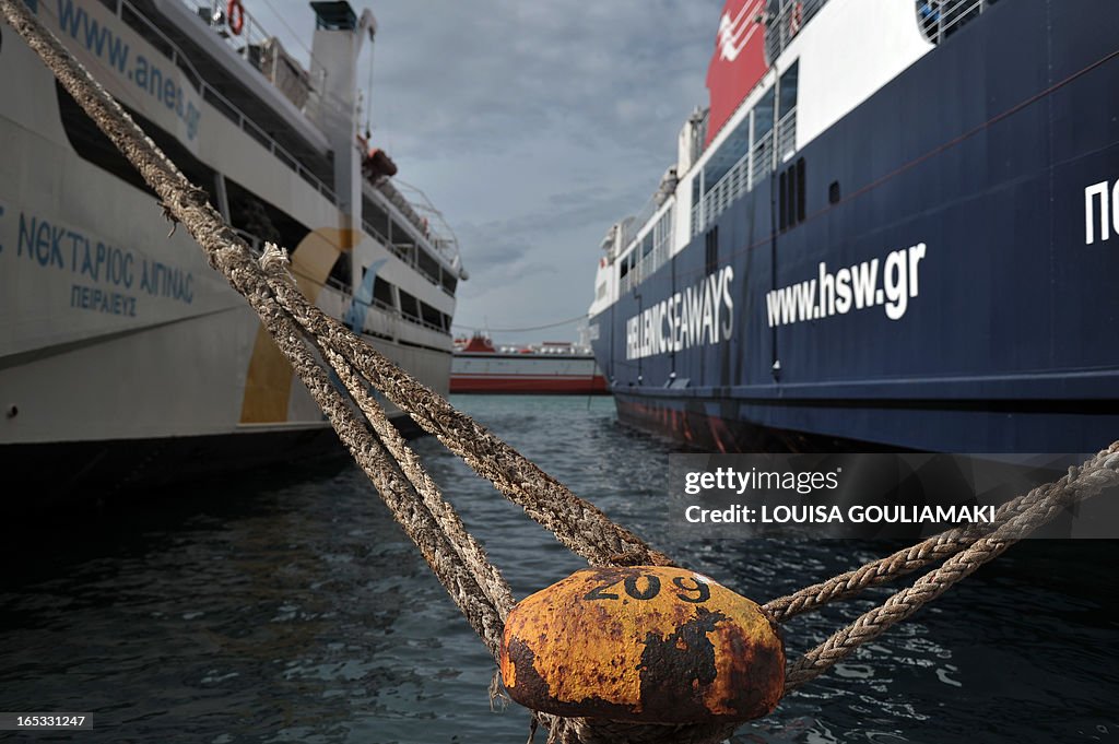 GREECE-	STRIKE-ECONOMY-SEAMEN