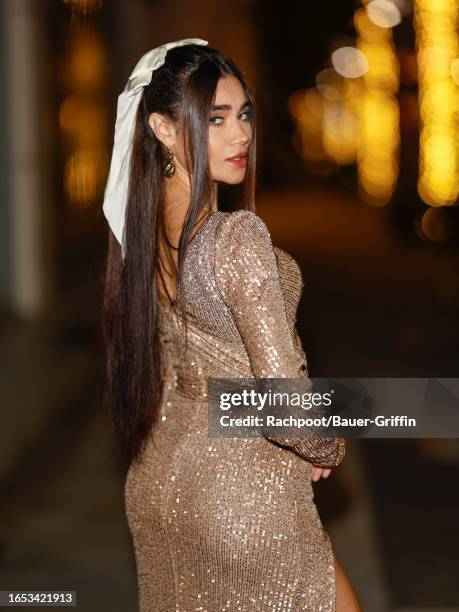 Nadia Almualem is seen on August 31, 2023 in Los Angeles, California.