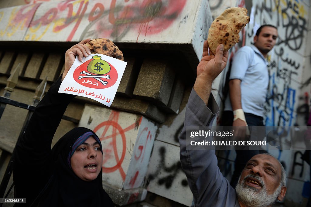 EGYPT-ECONOMY-IMF-DEMO