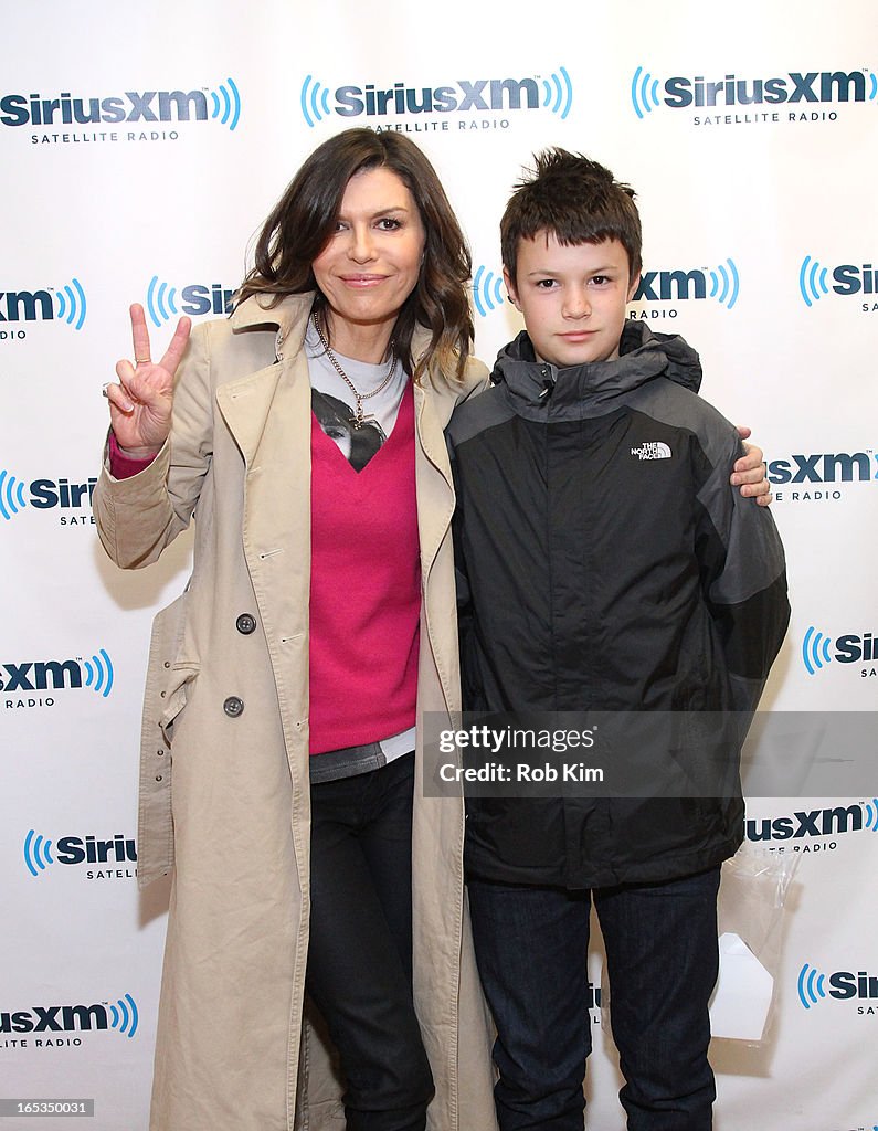 Celebrities Visit SiriusXM Studios - April 3, 2013