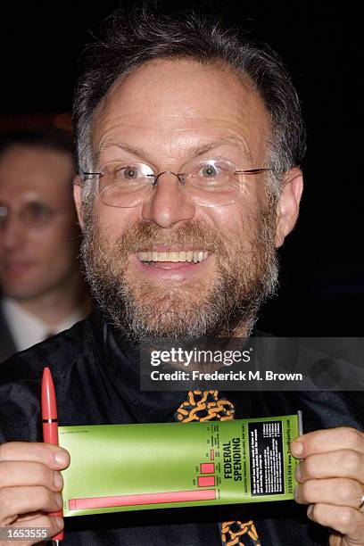 Jerry Greenfield attends the 12th Annual Environmental Media Awards at the Ebell of Los Angeles on November 20, 2002 in Los Angeles. The...