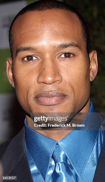 Actor Henry Simmons attends the 12th Annual Environmental Media Awards at the Ebell of Los Angeles on November 20, 2002 in Los Angeles. The...