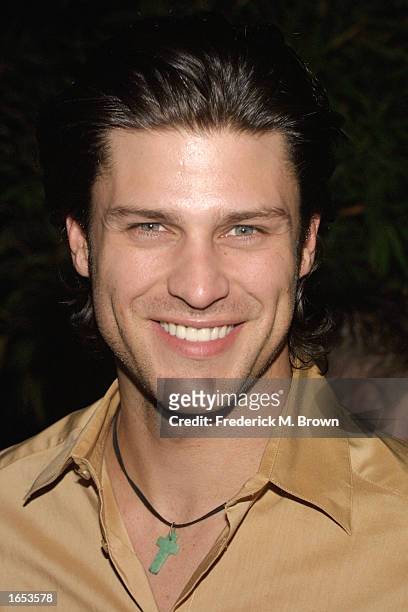 Actor Greg Vaughan attends the 12th Annual Environmental Media Awards at the Ebell of Los Angeles on November 20, 2002 in Los Angeles. The...