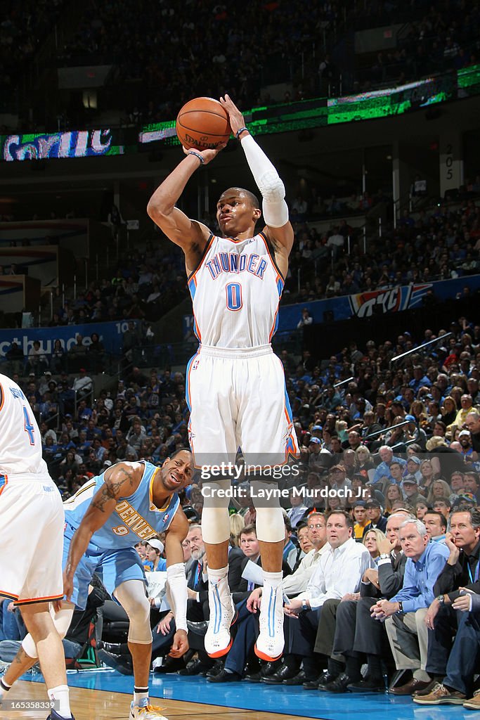 Denver Nuggets v Oklahoma City Thunder