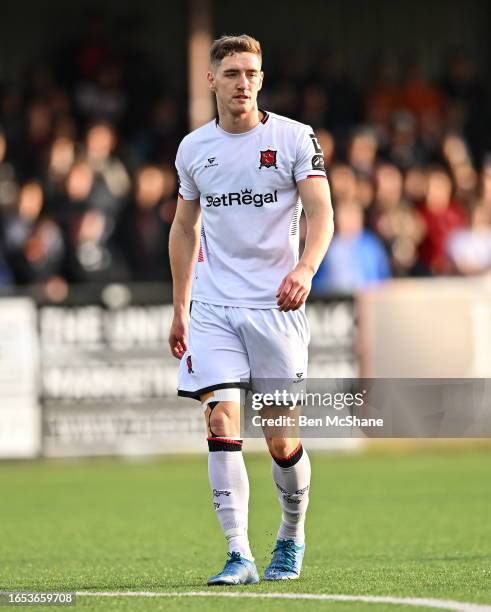 Louth , Ireland - 3 August 2023; John Martin of Dundalk during the UEFA Europa Conference League Second Qualifying Round Second Leg match between...