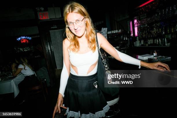 Aurel Schmidt at the Madewell Fall 2023 Runway Show and dinner event at Raoul's restaurant on September 7, 2023 in New York, New York.