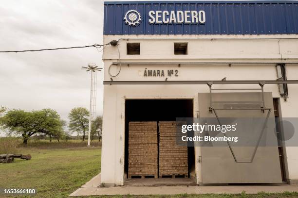 The wood drying kiln at the Center for Technological Woodworking Development in Machagai, Chaco province, Argentina, on Wednesday, Sept. 6, 2023. The...