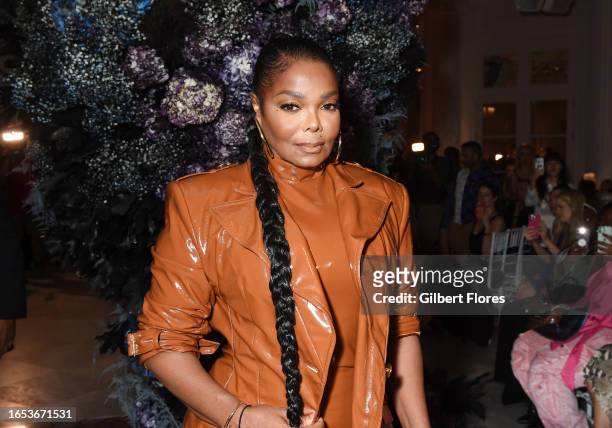 Janet Jackson at the Christian Siriano Spring 2024 Ready To Wear Fashion Show at the Pierre Hotel on September 8, 2023 in New York, New York.