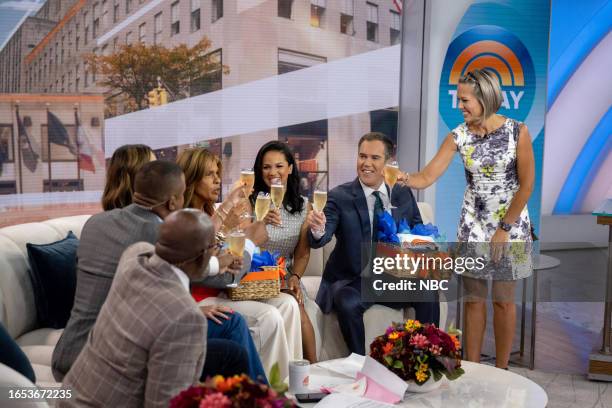 Al Roker, Craig Melvin, Savannah Guthrie, Hoda Kotb, Laura Jarrett, Peter Alexander and Dylan Dreyer on Friday, September 8, 2023 --