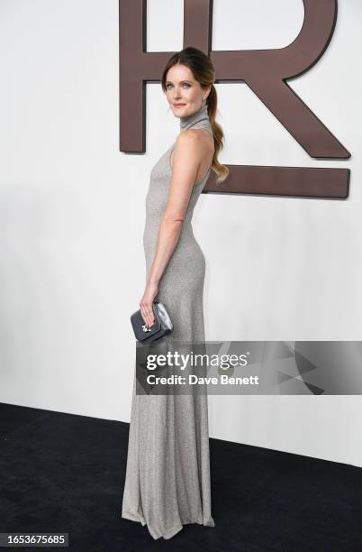 Meghann Fahy attends the Ralph Lauren SS24 runway show during New York Fashion Week September 2023 at the Brooklyn Navy Yard on September 8, 2023 in...