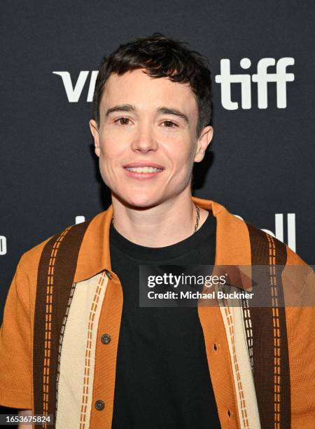 Elliot Page at the "Backspot" screening at the 48th Annual Toronto International Film Festival held at the TIFF Bell Lightbox on September 8, 2023 in...