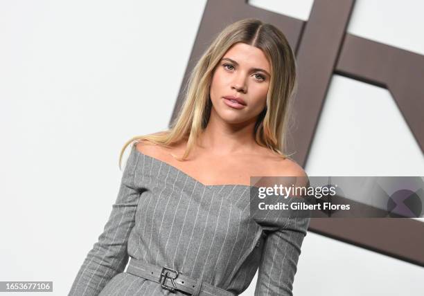 Sofia Richie at the Ralph Lauren Spring 2024 Ready To Wear Fashion Show at the Brooklyn Navy Yard on September 8, 2023 in Brooklyn, New York.