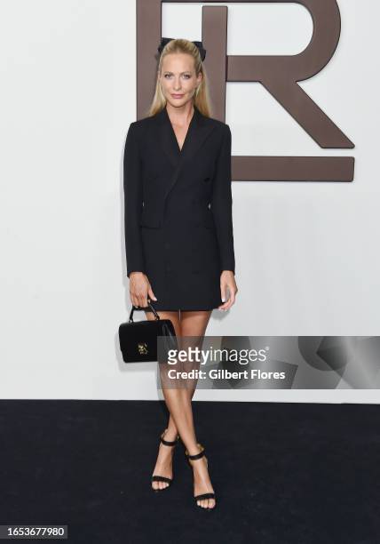 Poppy Delevingne at the Ralph Lauren Spring 2024 Ready To Wear Fashion Show at the Brooklyn Navy Yard on September 8, 2023 in Brooklyn, New York.