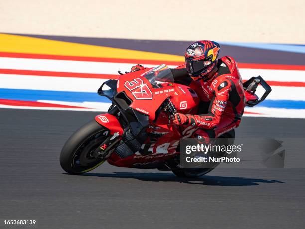 Augusto Fernandez GASGAS Factory Racing Tech3 during the MotoGP Red Bull Grand Prix of San Marino and the Rimini Riviera Free Practice Friday 9,10...