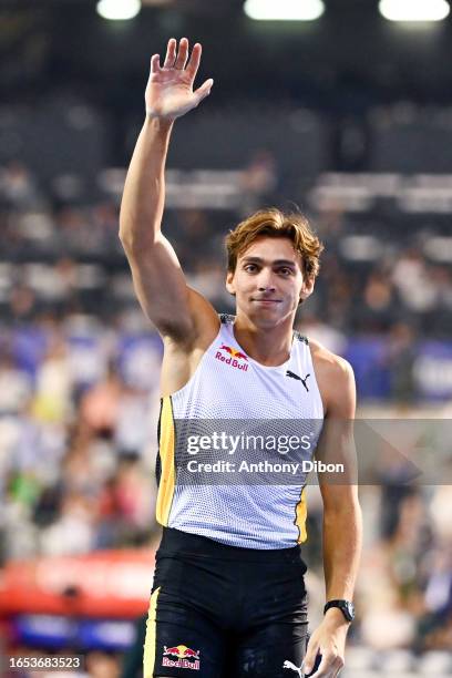 Mondo DUPLANTIS of Sweden during the Meeting of Brussels at King Baudouin Stadium on September 8, 2023 in Brussels, Belgium.