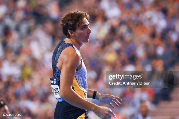 Mondo DUPLANTIS of Sweden during the Meeting of Brussels at King Baudouin Stadium on September 8, 2023 in Brussels, Belgium.