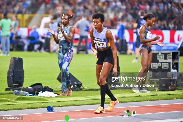 Shanieka RICKETTS of Jamaica during the Meeting of Brussels at King Baudouin Stadium on September 8, 2023 in Brussels, Belgium.