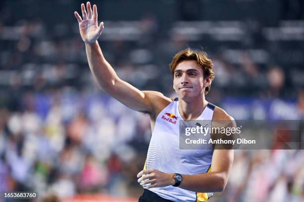 Mondo DUPLANTIS of Sweden during the Meeting of Brussels at King Baudouin Stadium on September 8, 2023 in Brussels, Belgium.