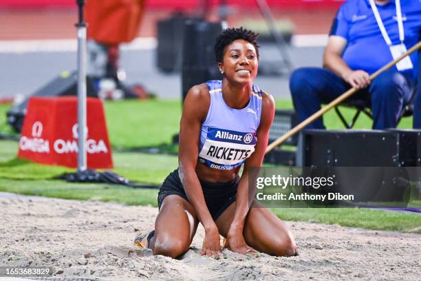 Shanieka RICKETTS of Jamaica during the Meeting of Brussels at King Baudouin Stadium on September 8, 2023 in Brussels, Belgium.