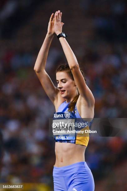 Yaroslava MAHUCHIKH of Ukraine during the Meeting of Brussels at King Baudouin Stadium on September 8, 2023 in Brussels, Belgium.