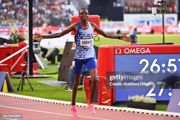 Daniel SImiu EBENYO of Kenya during the Meeting of Brussels at King Baudouin Stadium on September 8, 2023 in Brussels, Belgium.