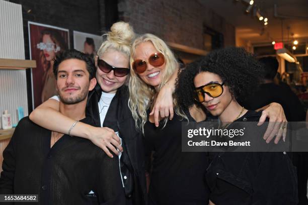 Joel Soto, Sunny Aroch, Anna Palma and Jonathan Hodge attend the launch of Spectacle, a new luxury eyewear magazine, at Saturdays NYC on September 8,...