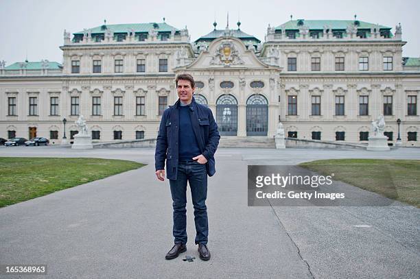 Tom Cruise attends a photo call for the film 'Oblivion' at Belvedere Palace on April 2, 2013 in Vienna, Austria.