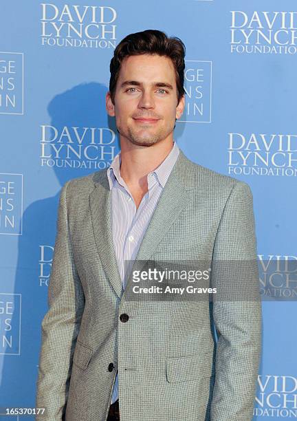 Matt Bomer attends the "Meditation In Education" Global Outreach Campaign Event at The Billy Wilder Theater at the Hammer Museum on April 2, 2013 in...