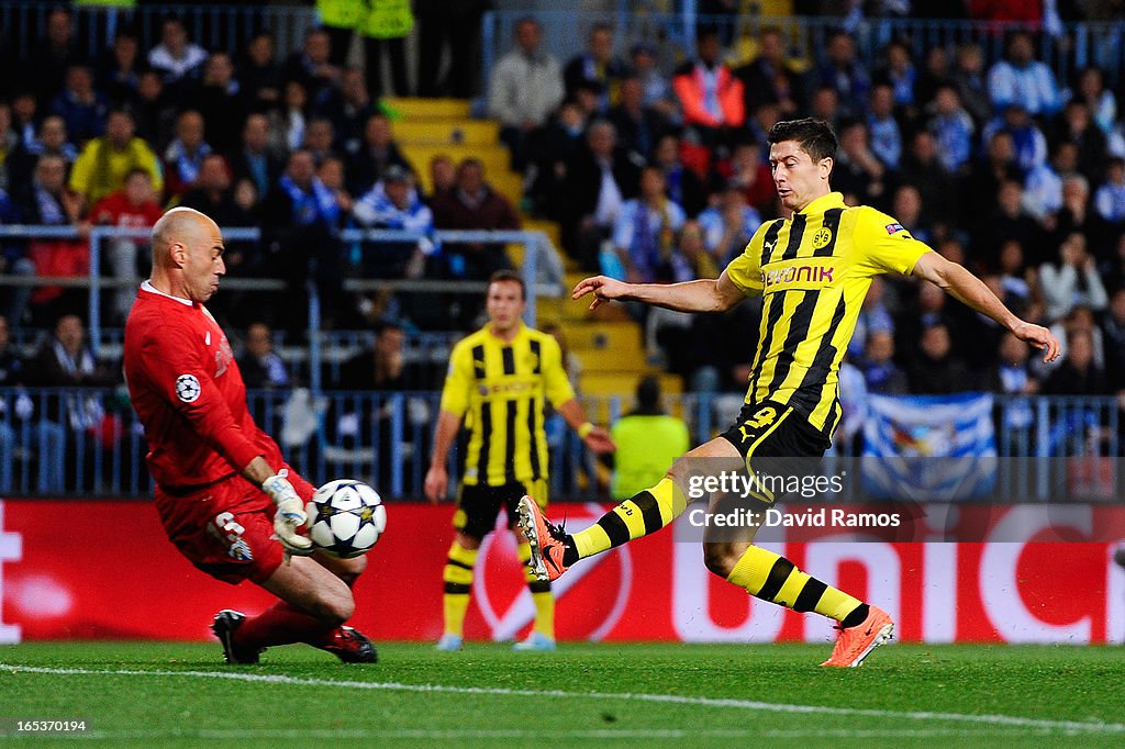 Malaga CF v Borussia Dortmund - UEFA Champions League Quarter Final