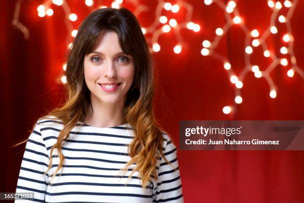 Leticia Dolera poses during "Kamikaze" filming directed by Alex Pina at Antena 3 Studio on April 3, 2013 in San Sebastian de los Reyes, Spain.