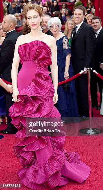 Actress Vera Farmiga arrives at the 82nd Annual Academy Awards held at the Kodak Theatre on March 7, 2010 in Hollywood, California.
