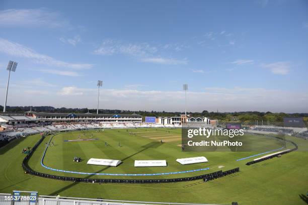 General view of the ground before the First Metro Bank One Day International between England Women and Sri Lanka Women at the Seat Unique Riverside,...