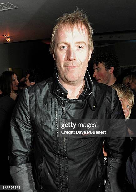 Rhys Ifans attends event planner Paul Rowe's 40th birthday party at The Groucho Club on April 3, 2013 in London, England.